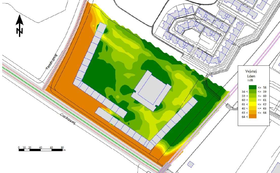 Figur X - Støjudbredelse
